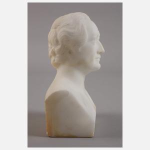 Alabasterbüste Johann Wolfgang von Goethe