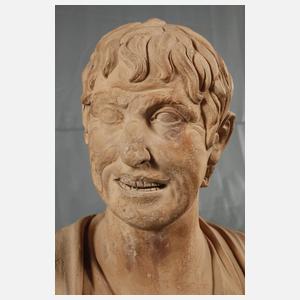 Herrenbüste Terrakotta