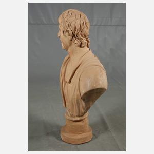 Herrenbüste Terrakotta