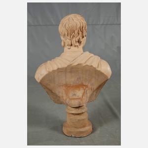 Herrenbüste Terrakotta