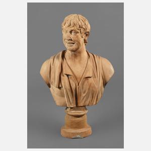 Herrenbüste Terrakotta
