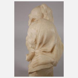 A. Del Perugia, Büste Bauernpaar