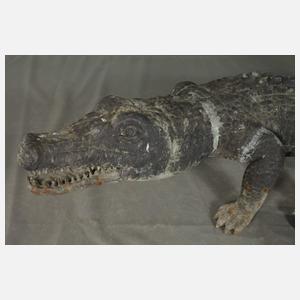 Gartendekoration Krokodil