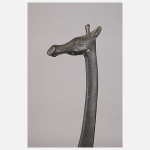 Paar Buchstützen als Giraffen Art déco