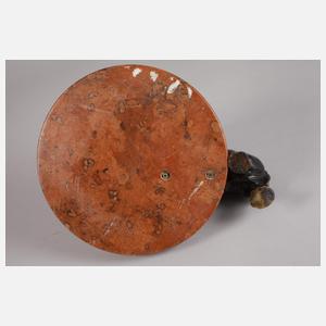 Marmorschale mit Elefantenbronze