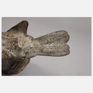 Wiener Bronze Rotkehlchen