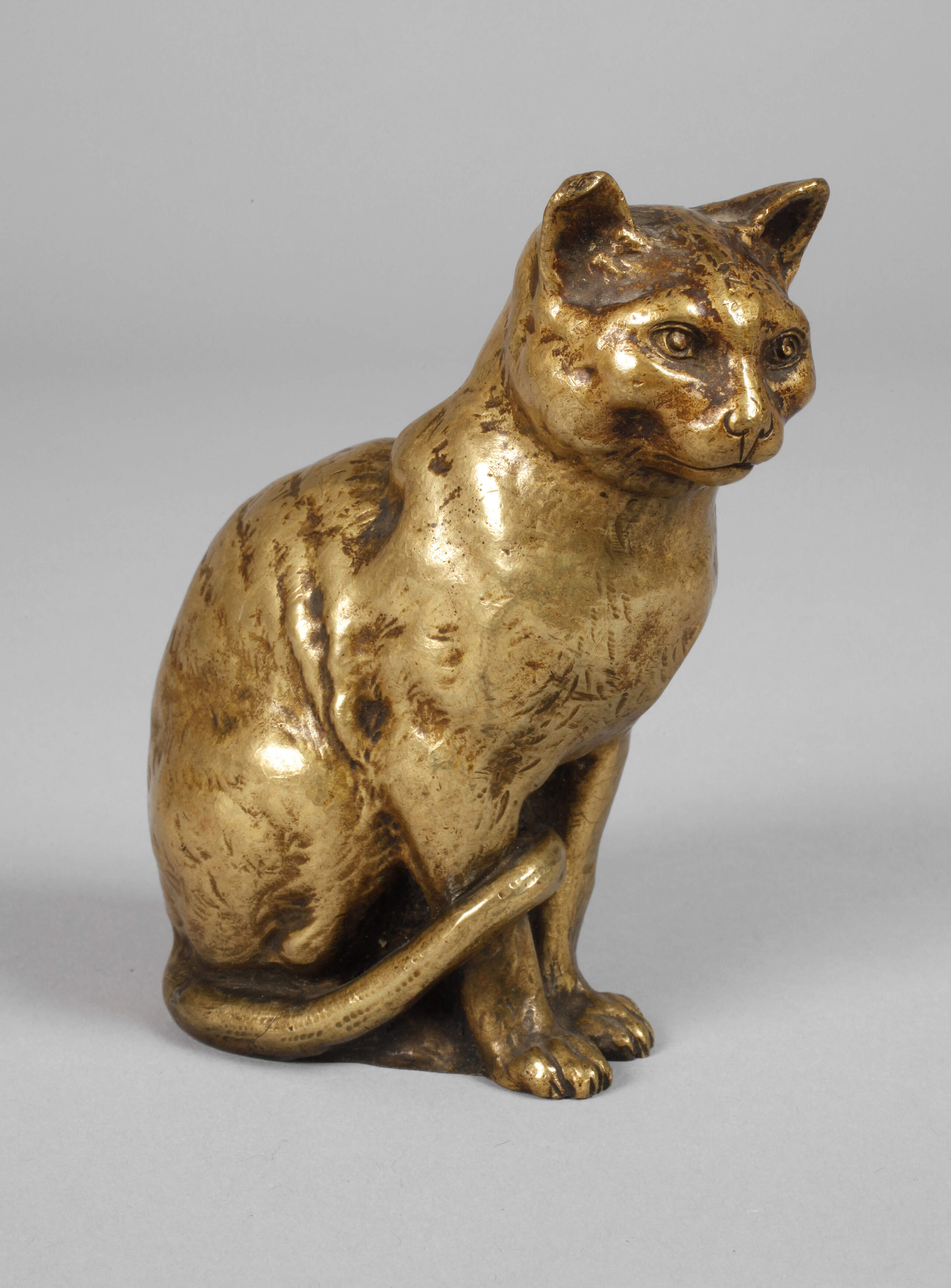 Bronzeminiatur Katze