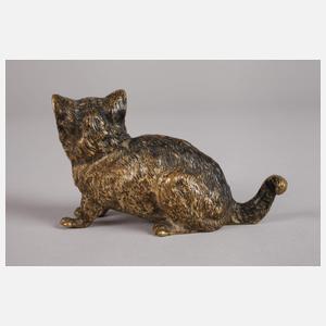 Wiener Bronze Katze