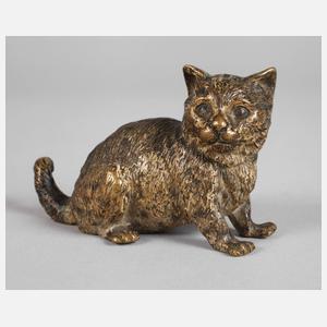 Wiener Bronze Katze