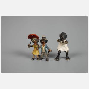 Sechs Wiener Bronzen als Miniaturen