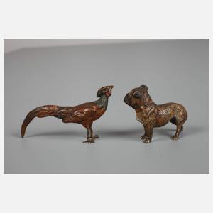 Sechs Wiener Bronzen als Miniaturen
