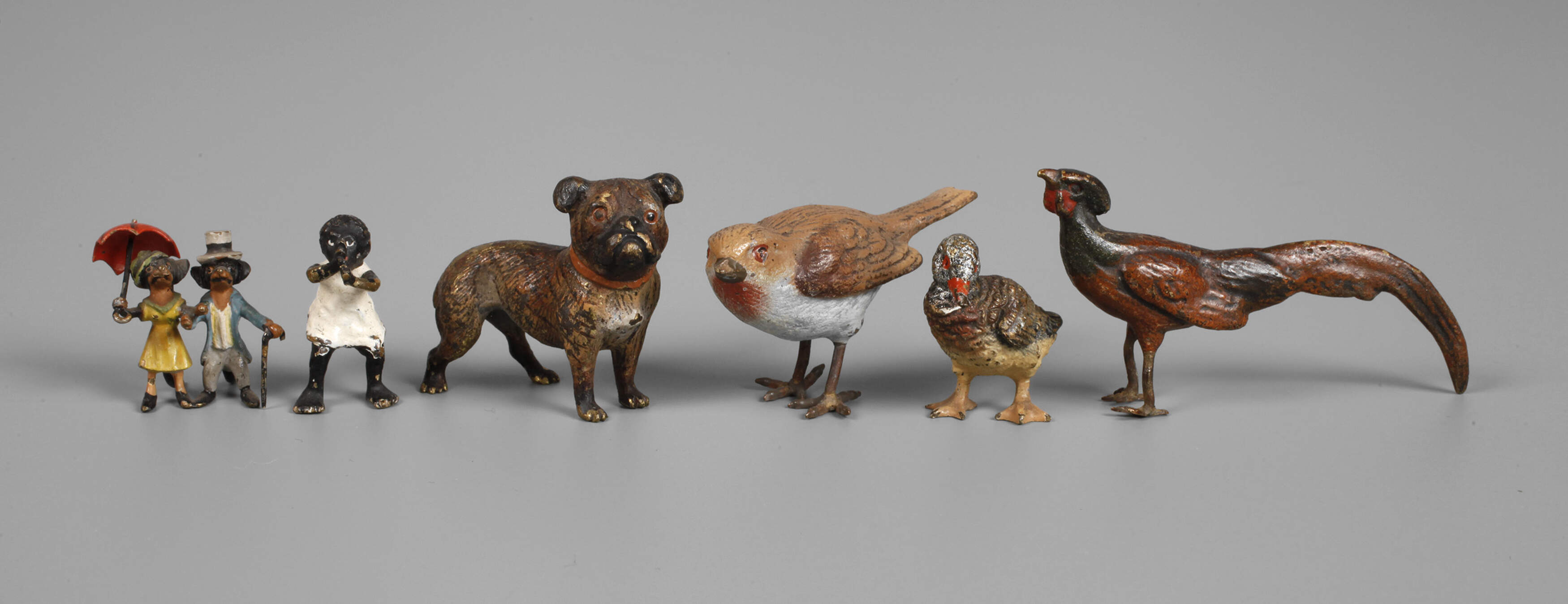 Sechs Wiener Bronzen als Miniaturen