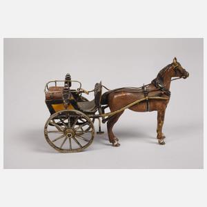 Bergmann Wiener Bronze Pferdekutsche