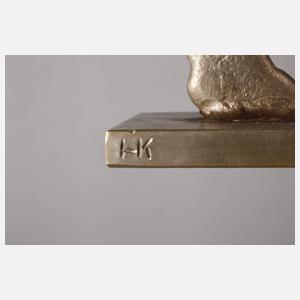 Monogrammist HK, drei moderne Skulpturen