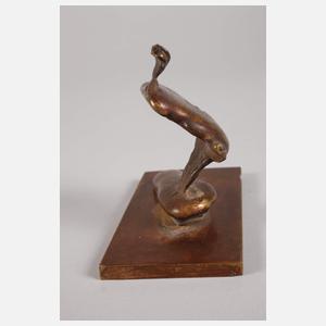 Monogrammist HN, abstrakte Komposition Bronze