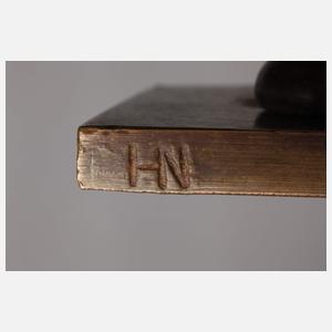 Monogrammist HN, abstrakte Komposition Bronze