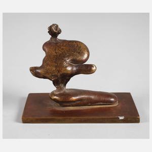 Monogrammist HN, abstrakte Komposition Bronze