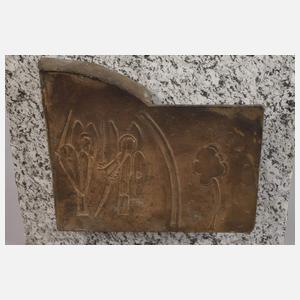 Karl Knappe, Bronzerelief