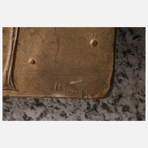 Karl Knappe, Bronzerelief