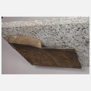 Karl Knappe, Bronzerelief