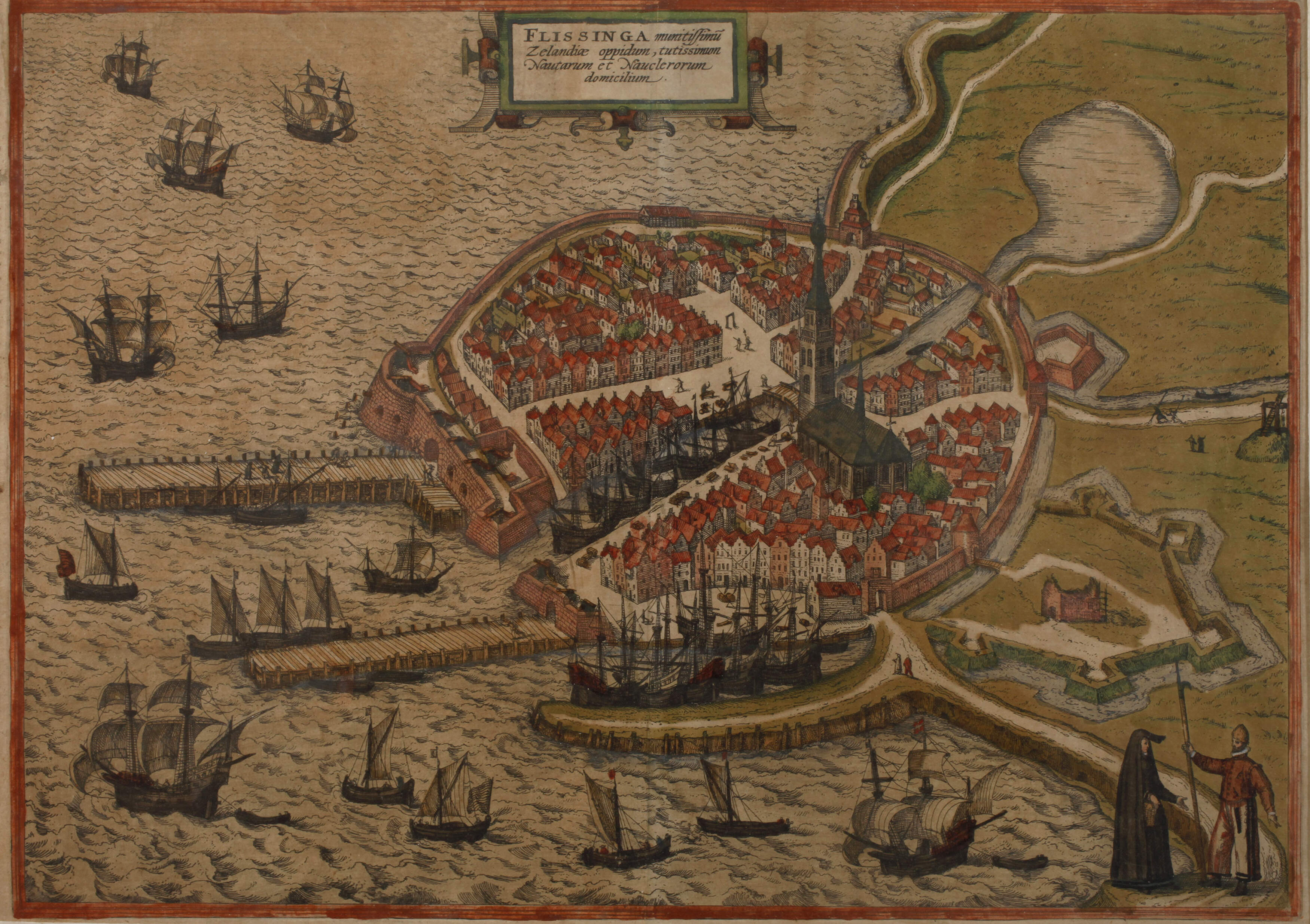 Braun und Hogenberg, Ansicht von Vlissingen