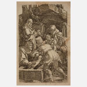 nach Albrecht Dürer, Grablegung von Jesus