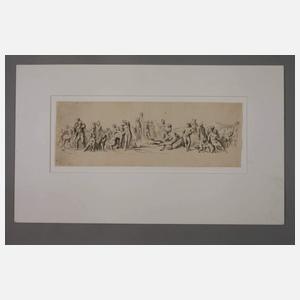 Franz Ertinger, Friese mit mythologischen Szenen