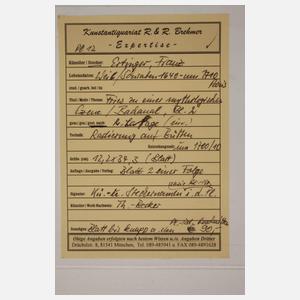 Franz Ertinger, Friese mit mythologischen Szenen