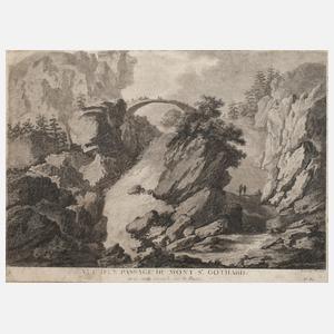 Claude-Mathieu Fessard, Am St. Gotthardpass