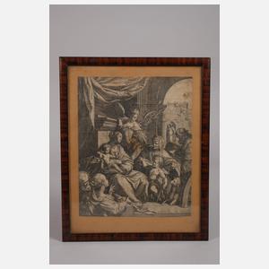 Raphael Sadeler der Ältere, "Die Heilige Familie"