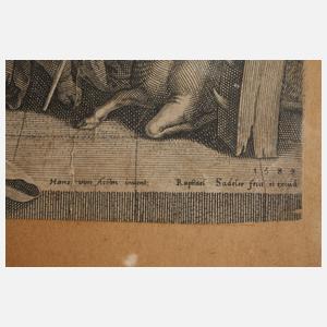 Raphael Sadeler der Ältere, "Die Heilige Familie"