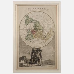 Jan Barend Elwe, Weltkarte Planisphäre