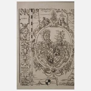 Philipp Apian, Teilkarte Bayern