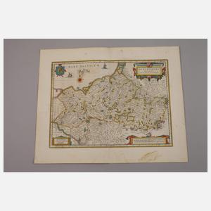 Johann Lauremberg, Karte Herzogtum Mecklenburg