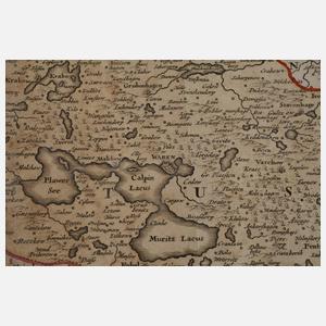 Johann Baptist Homann, Karte Mecklenburg