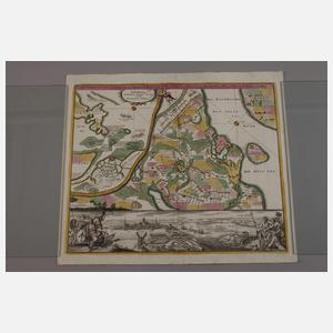 Johann Baptist Homann, Belagerung von Stralsund