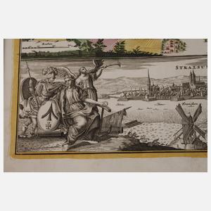 Johann Baptist Homann, Belagerung von Stralsund