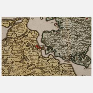 Tobias Konrad Lotter, Karte Westpommern mit Rügen