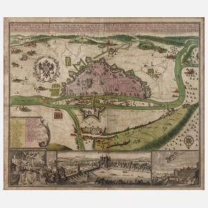 George Matthäus Seutter, Plan von Regensburg