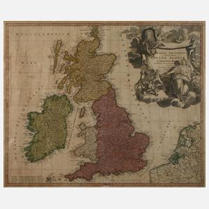 Johann Baptist Homann, Kupferstichkarte England