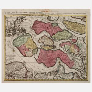 Matthäus Seutter, Kupferstichkarte Niederlande