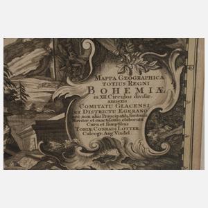 Tobias Konrad Lotter, Kupferstichkarte Böhmen
