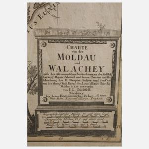 Homannns Erben, Karte Moldawien und Walachei