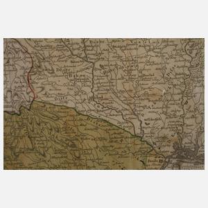 Homannns Erben, Karte Moldawien und Walachei