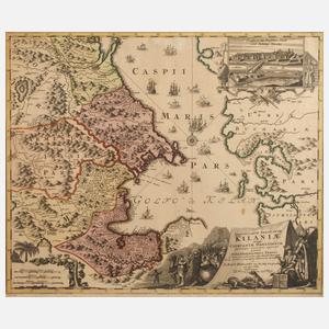 Johann Baptist Hohmann, Karte Kaspisches Meer