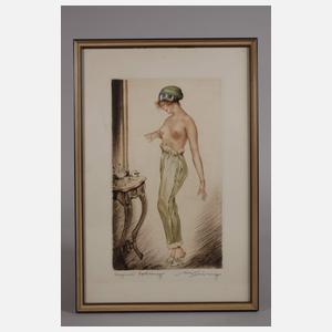 Max Brüning, "Die Morgentoilette"