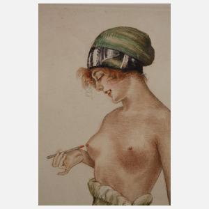 Max Brüning, "Die Morgentoilette"