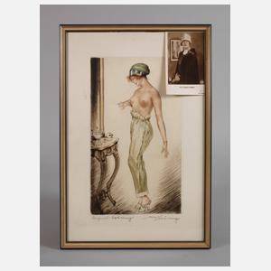 Max Brüning, "Die Morgentoilette"