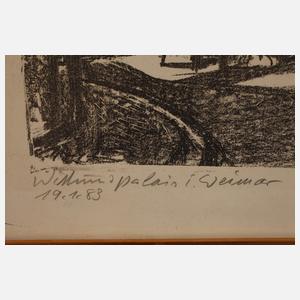 Karl Holfeld, "Wittumspalais in Weimar"