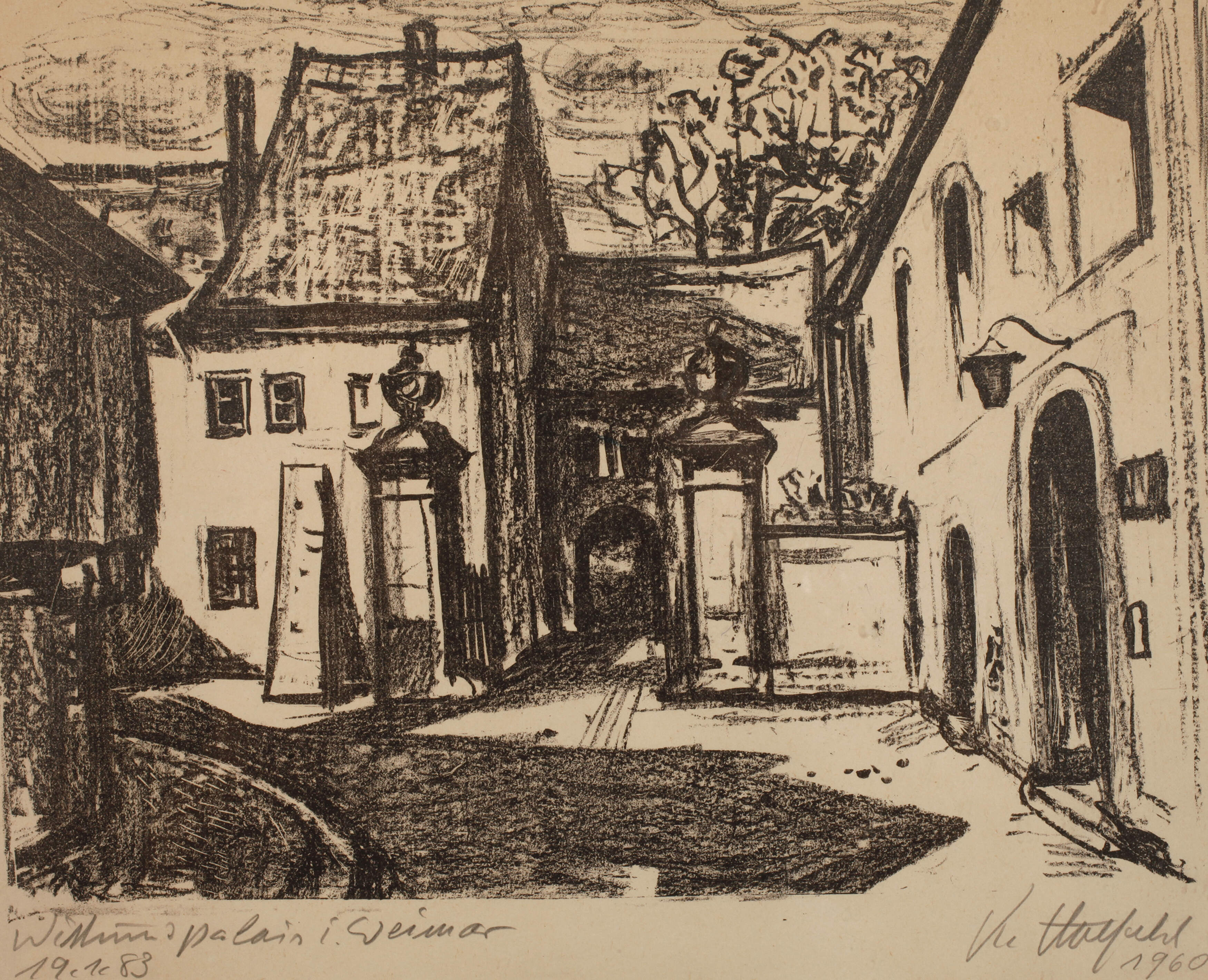 Karl Holfeld, "Wittumspalais in Weimar"